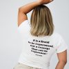 Retrofitted Experience fitted T-shirt