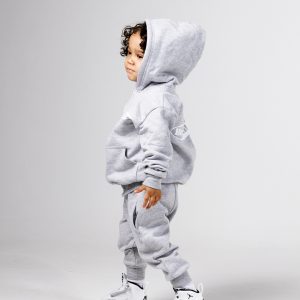 Kids zipped jacket loungewear sets