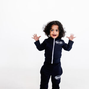 Retro 30’s kids zipped hoodie loungewear sets