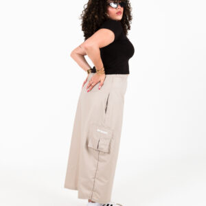 Minimalistic Cargo Maxi Skirt