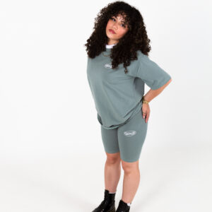 Retro 30's Cycling Tights and Oversized T-shirt Set