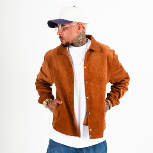 Mens Corduroy Coach Jacket