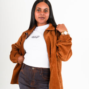 Ladies Corduroy Coach Jacket