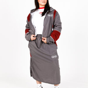Retro 30's Classic Windbreaker Set - Maxi Skirt